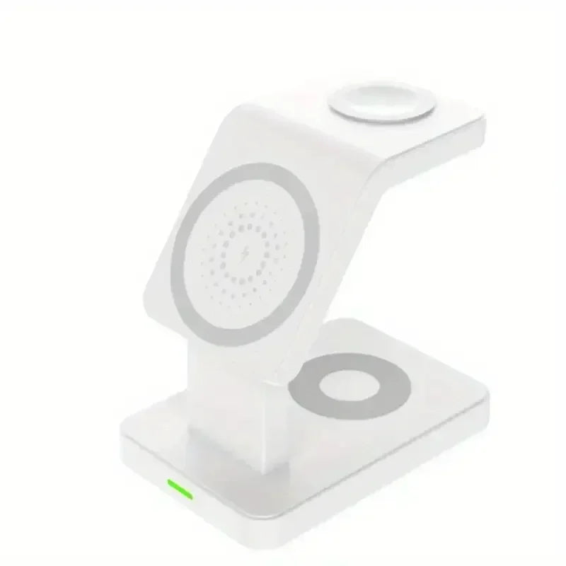 Chargeur Magnétique Sans Fil 3En1 - Station De Charge Iphone Watch Airpods