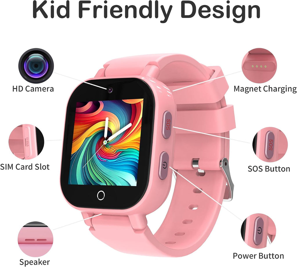 Montre GPS 4G Fille  - Appel Vidéo