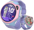 R2 Kids Smart Watch with GPS Tracker, 4G Esim & SOS | AMOLED Display, 5MP Camera, Video Call, Music Player, School Travel Safety, Ages 5-12 Boys and Girls,Us Version