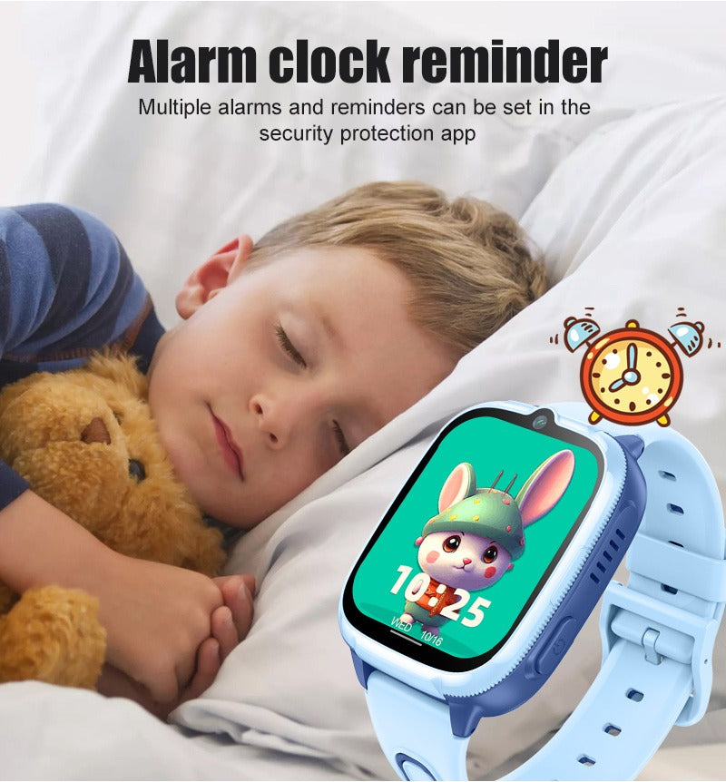 Enfant portant la montre GPS de sécurité