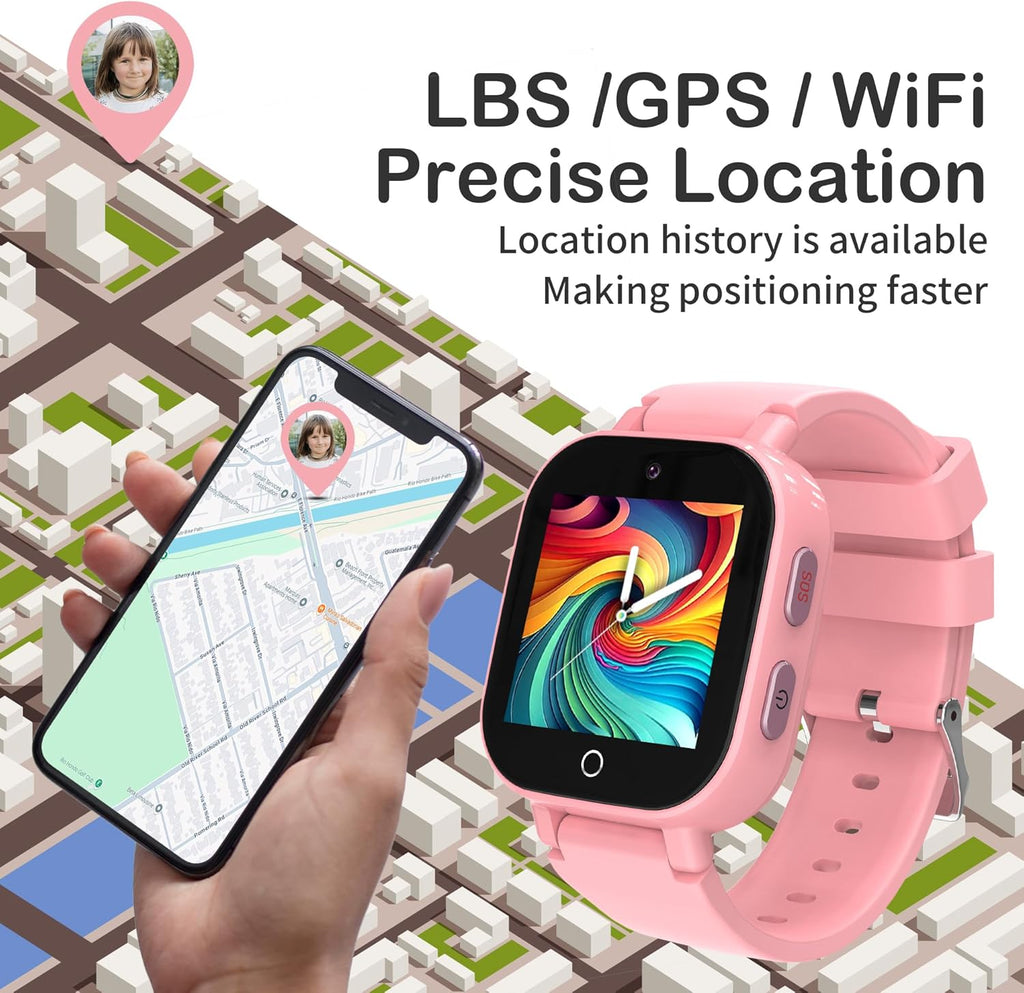 Montre GPS 4G Fille  - Appel Vidéo
