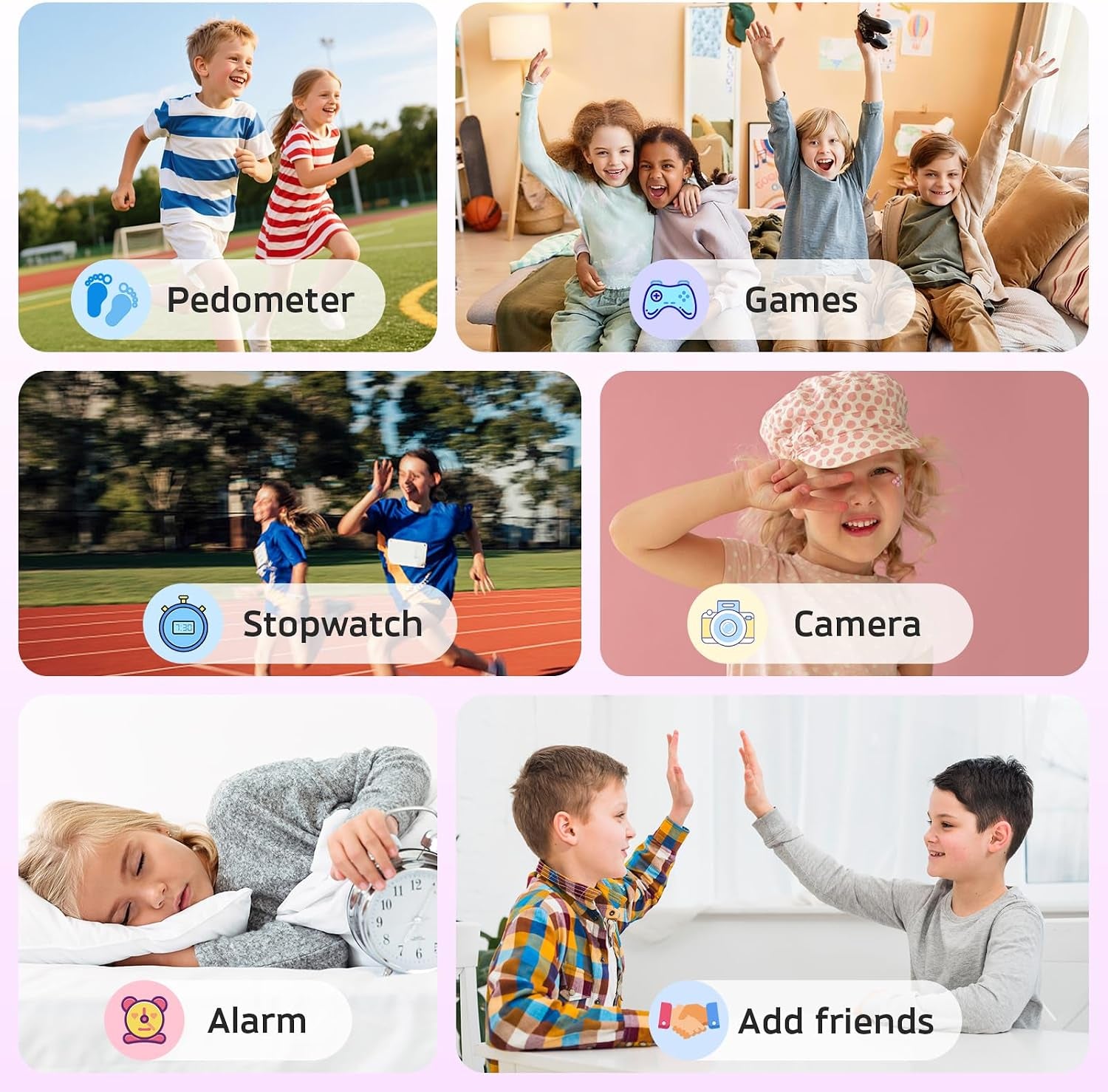 Montre GPS 4G Enfant Avec Carte SIM - Violet