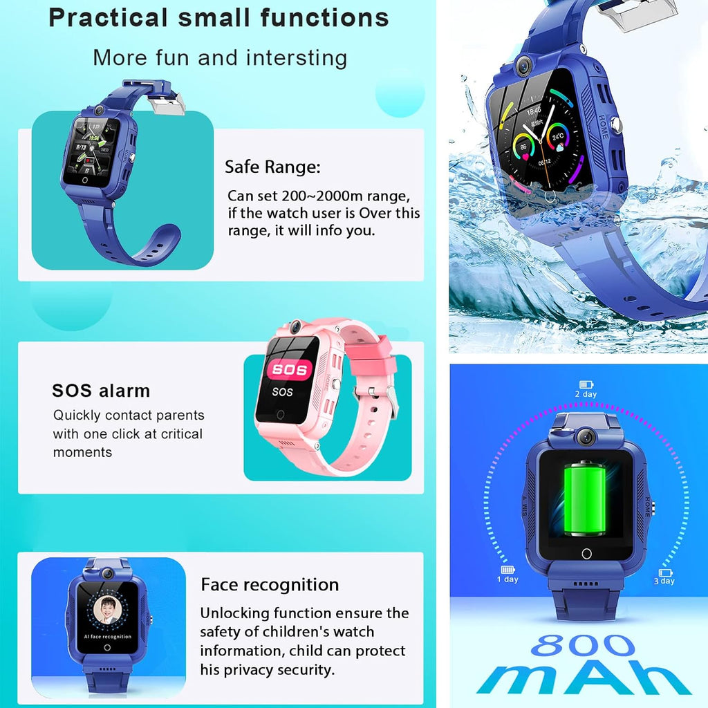 Montre GPS 4G Enfant Wifi & Bluetooth