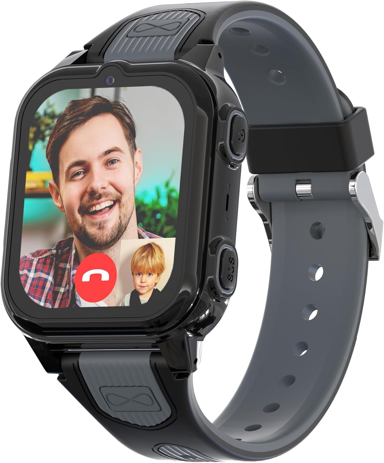 Montre GPS Connectée Garçon  C6 - Noir