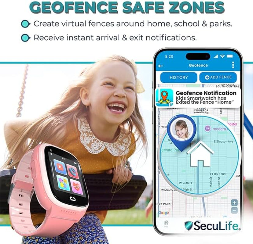Montre GPS Fille - Mode École & Étanche